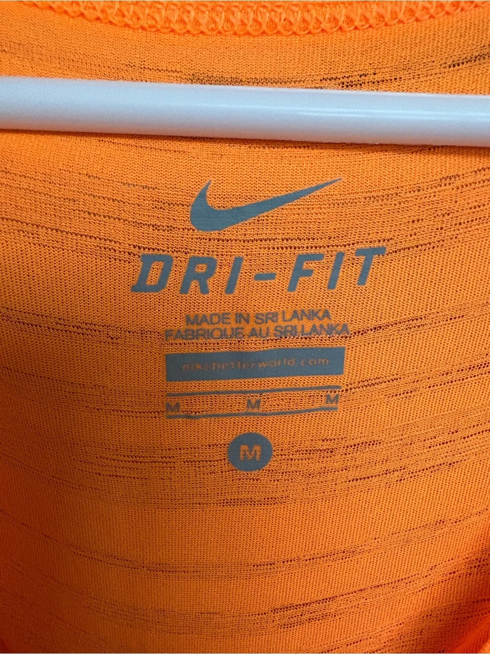 Nike Women's Orange Dri-FIT Athletic Tee